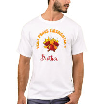 Fier pompier ou pompier tee pour tous les parents