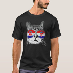T-shirt Fier Pride Racines Du Pays Drapeau Croatie Croate 
