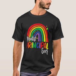 T-shirt Fier Principal Jamais Je Promets D'Enseigner L'Amo