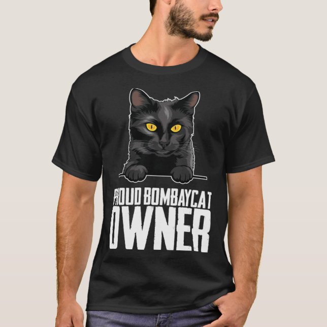 T-shirt Fier propriétaire de bombaycat 1 (Devant)