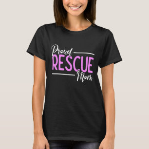 T-shirt Fier Secourir maman Pagaies chien et chat Parent M