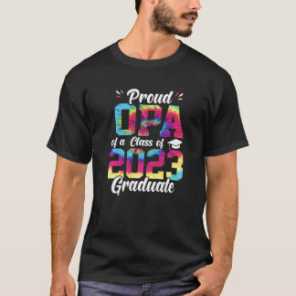 T-shirt Fier Senior Opa 2023 Graduate Classe De