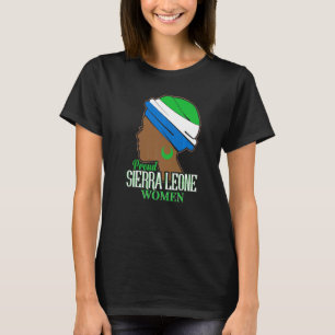 T-shirt Fier Sierra Leone Femmes Sierra Leone