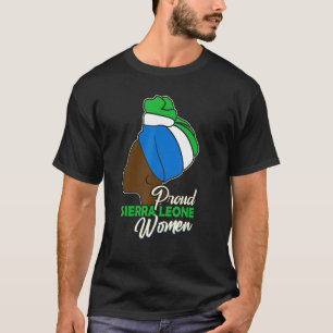 T-shirt Fier Sierra Leone Femmes Sierra Leone