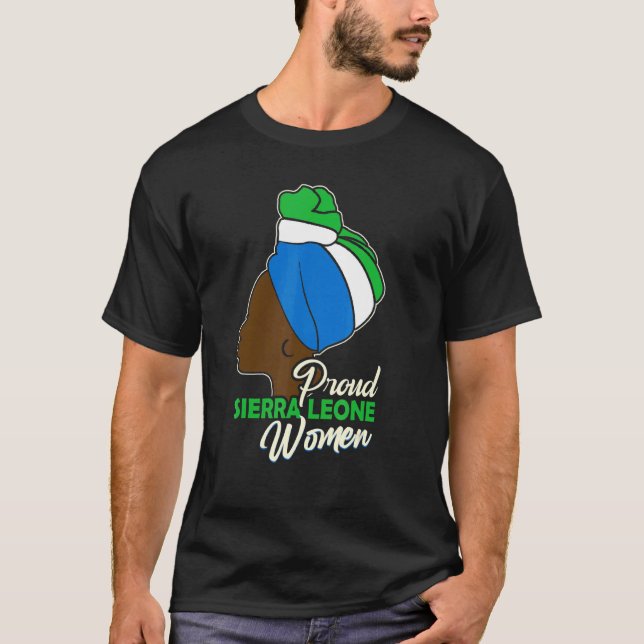 T-shirt Fier Sierra Leone Femmes Sierra Leone (Devant)