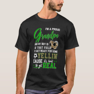 T-shirt Fier Soccer Grand-Père Soccer Famille Correspondan