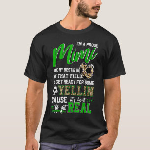 T-shirt Fier Soccer Mimi Soccer Famille Matching 2