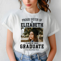 Fier Soeur Classe de 2025 Graduate Parent Custom