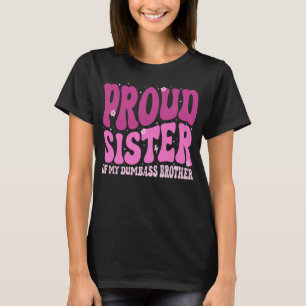 T-shirt Fier Soeur De Mon Frère Drôle Filles,