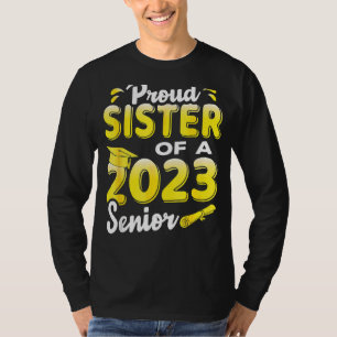 T-shirt Fier Soeur D'Un Diplôme Supérieur De 2023