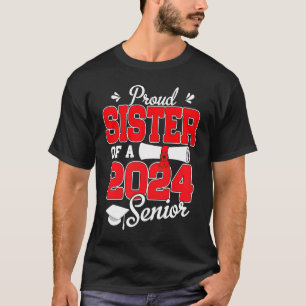 T-shirt Fier Soeur D'Un Diplôme Supérieur De 2024