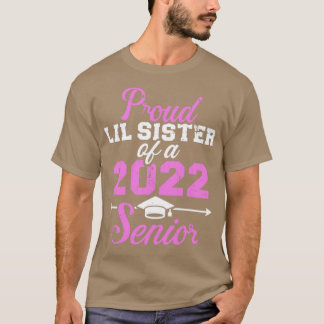 T-shirt Fier soeur lil d'une classe de diplôme supérieure 