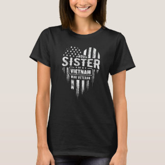 T-shirt Fier Soeur Vietnam Vet Frère Anciens Combattants J