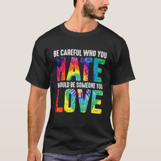 T-shirt Fier Sois Prudent Qui Tu Détestes Qu'Il Fait La Fi