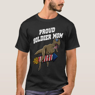 T-shirt Fier Soldat Maman American Patriotic USA Patriotis