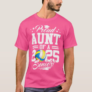 T-shirt Fier Tante D'Un Gr De Volley-Ball Diplômé De 2025