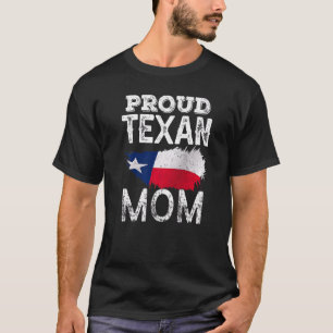 T-shirt Fier Texan Maman Patriotique Texas Pride Mère mign
