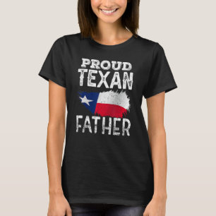 T-shirt Fier Texan Père Texas Patriotique Pride mignon Pap
