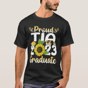 T-shirt Fier Tia D'Une Classe De 2023 Diplômé Senior 23 Su