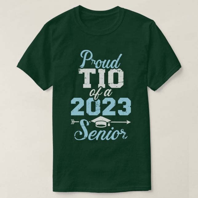 T-shirt Fier tio d'une classe de diplôme supérieure 2023 1 (Design devant)