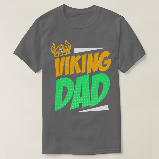 T-shirt Fier Viking Guerrier Avec Casque De Barbe 4 (Design devant)