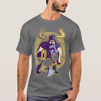 T-shirt Fier Viking Guerrier Avec Casque De Barbe 8