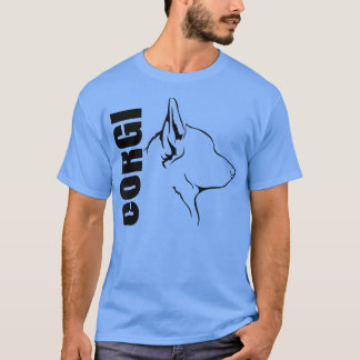 T-shirt Fier Welsh Corgi profil Chien race Chien1136