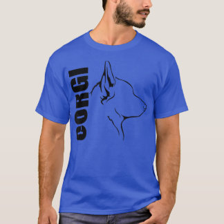 T-shirt Fier Welsh Corgi profil Chien race Chien319