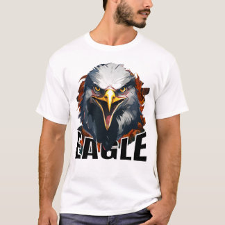T-shirt Fierce Eagle - Bold American Patriotic