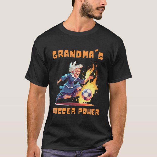 T-shirt Fierce Grand-Mère De Football Power Funny Soccer (Devant)