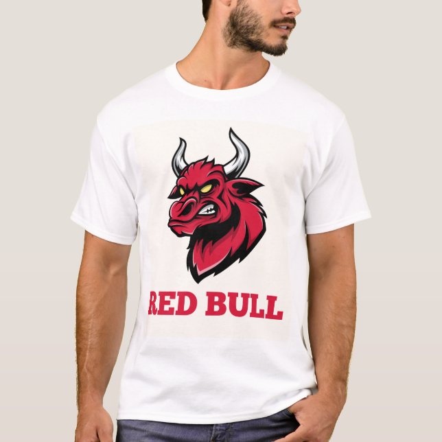 T-Shirt Fierce Red Bull Head (Devant)