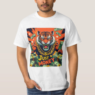 T-shirt Fierce Tiger - JUSTE DE L'ARGENT Urban Pop Art