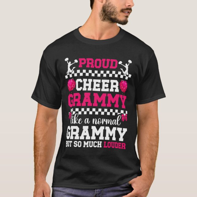 T-shirt Fière acclamation Grammy meneuse de claque Grammy  (Devant)