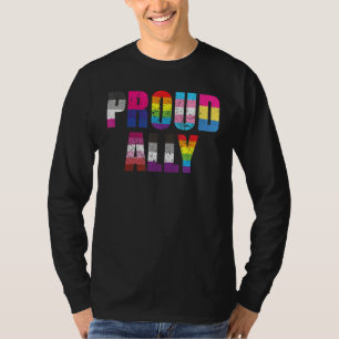 T-shirt Fière Ally Lgbtq Gay pride Égalité Parade Retro V