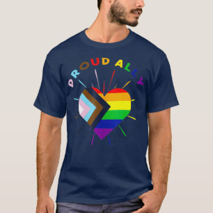 T-shirt Fière Ally LGBTQ Progress Fierté drapeau Arc-en-ci