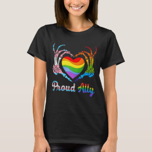 T-shirt Fière Ally Pride Transgenre Gay Les Lgbtq Jour Mon
