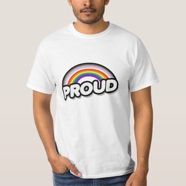 T-shirt Fière - Arc inclusif (Devant)