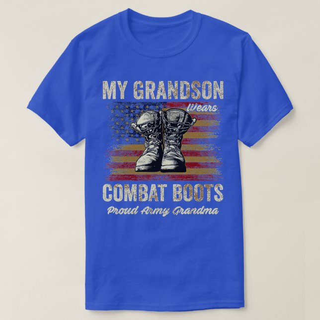 T-shirt Fière Armys Grand-mère Pride militaire (22) (Design devant)