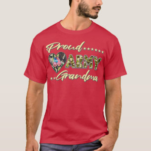 T-shirt Fière Armys Grand-mère Pride militaire (45)