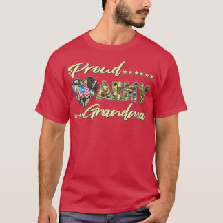 T-shirt Fière Armys Grand-mère Pride militaire (45)