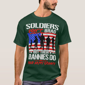 T-shirt Fière Armys Grand-mère Pride militaire (83)