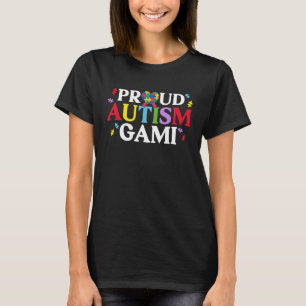 T-shirt Fière Autisme Gami Famille Associée Sensibilisatio