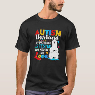 T-shirt Fière autisme Mari Llama Puzzle Sensibilisation su