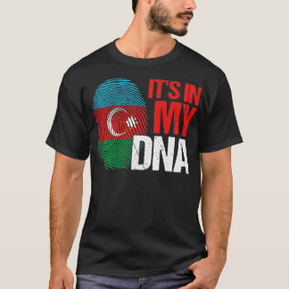 T-shirt Fière Azerbaïdjan c'est dans mon ADN Azerbaïdjan p