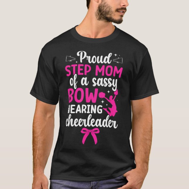 T-shirt Fière belle-mère d'une meneuse de claque Belle-mèr (Devant)
