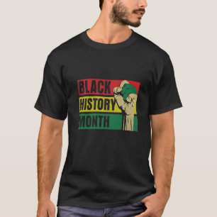 T-shirt Fière Black African American Melanin Pride Black H