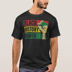 T-shirt Fière Black African American Melanin Pride Noir