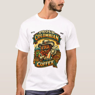 T-shirt Fière café colombien