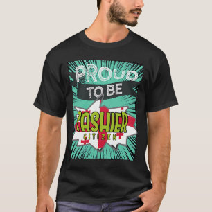 T-shirt Fière caissière citoyenne Profession travailleur d