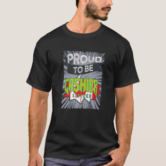 T-shirt Fière caissière citoyenne Profession travailleur d